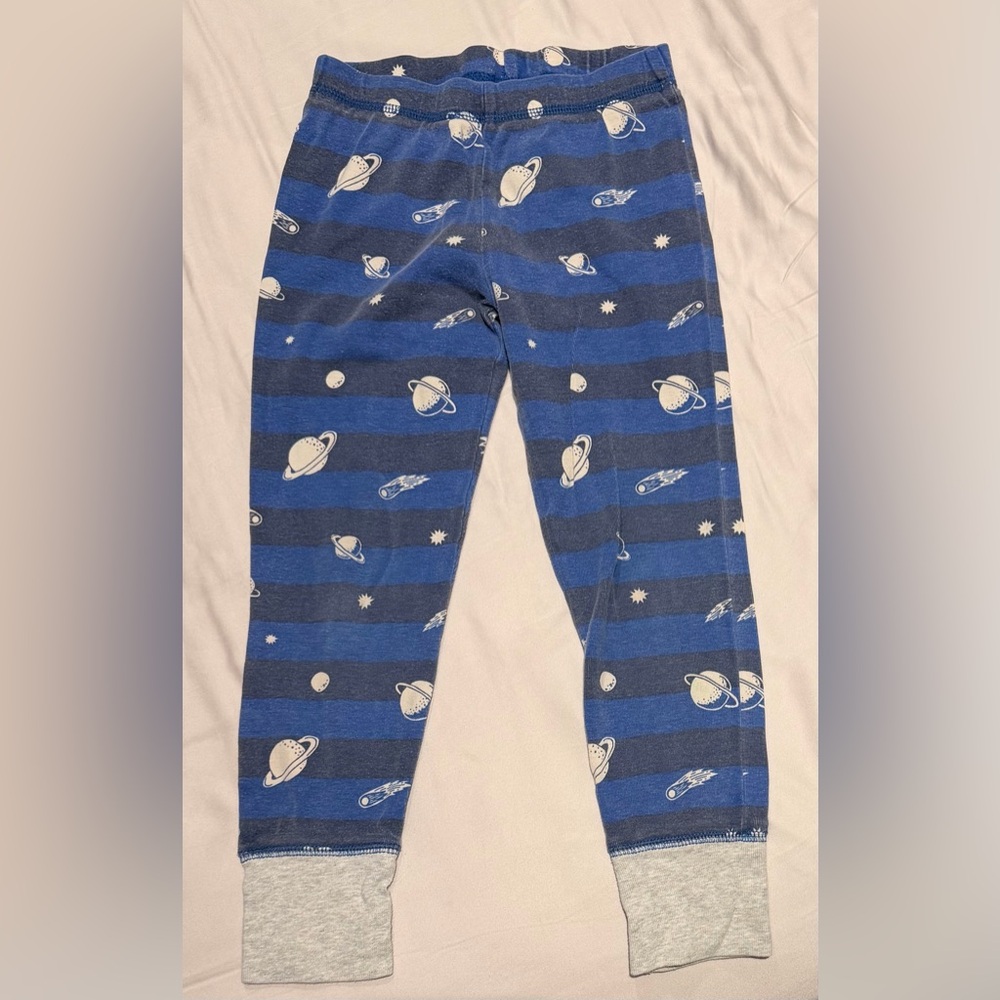 PLAY Mini Boden Blue Glow-in-the-Dark Astronaut Pajama Set (5T) - Picture 7 of 12
